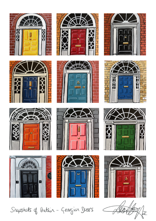 snapshots of dublin georgian doors