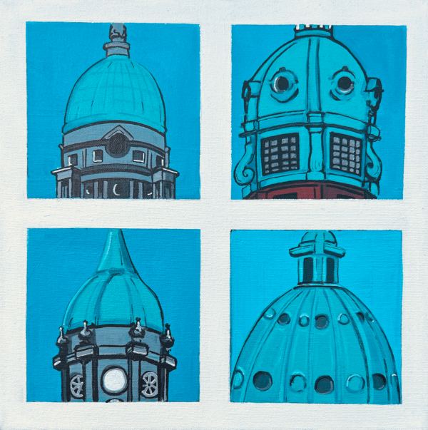 snapshots of dublin - copper domes
