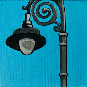 georgian streetlamp
